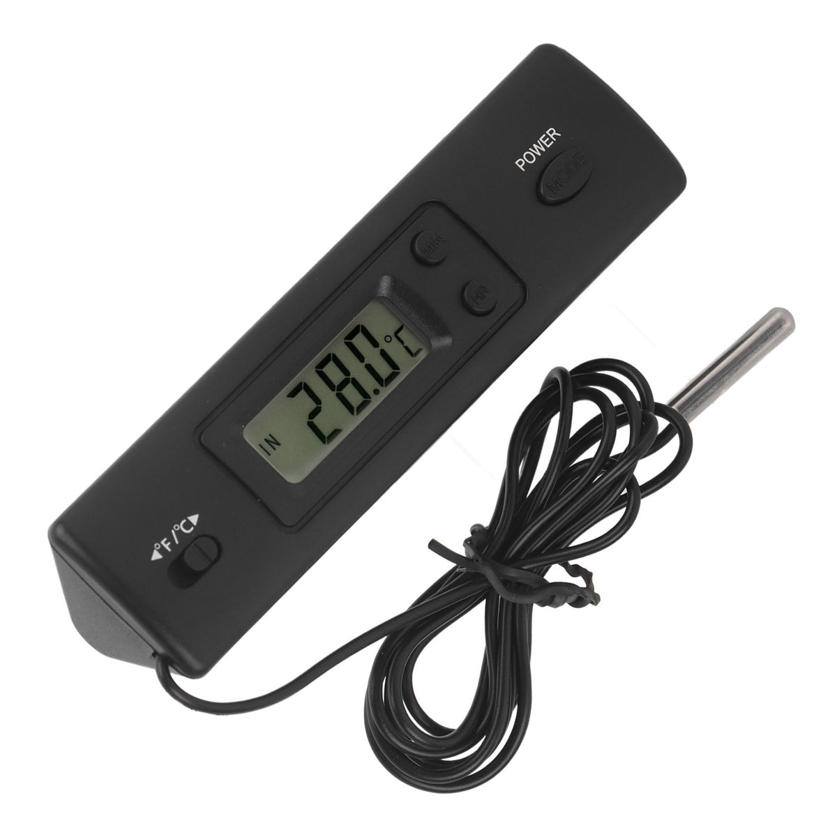 Electronic LCD Digital Temperature Meter Thermometer Probe Sensor Wired for Refrigerator