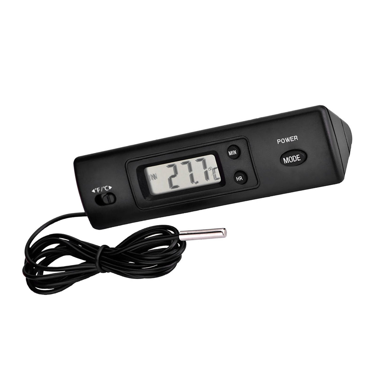 Electronic LCD Digital Temperature Meter Thermometer Probe Sensor Wired for Refrigerator