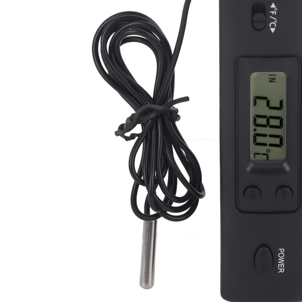 Electronic LCD Digital Temperature Meter Thermometer Probe Sensor Wired for Refrigerator