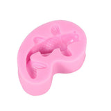 3D Fish Shape Silicone Fondant Mold Cake Decorating Tool Chocolate Sugarcraft Chocolate Mould - Top-Down View