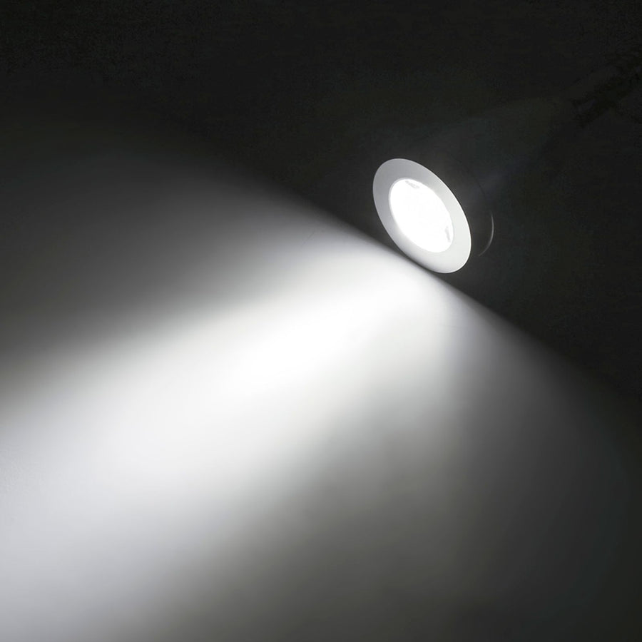 Silver LED Wall Lamps Flexible Gooseneck Bedroom Bedside Reading Light Cool White (Type 2)