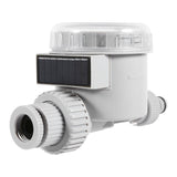 1Pc Solar Power Home Garden Auto Water Saving Irrigation Controller LCD Digital Watering Timer