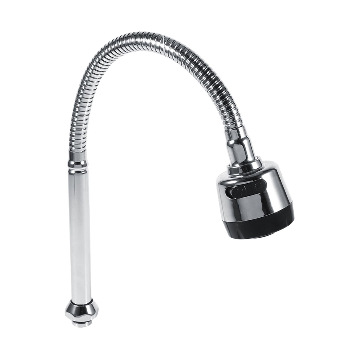 1x 304 Stainless Steel Swivel Spout Kitchen Sink Faucet Pipe Fittings Single Handle Connection