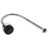 1x 304 Stainless Steel Swivel Spout Kitchen Sink Faucet Pipe Fittings Single Handle Connection