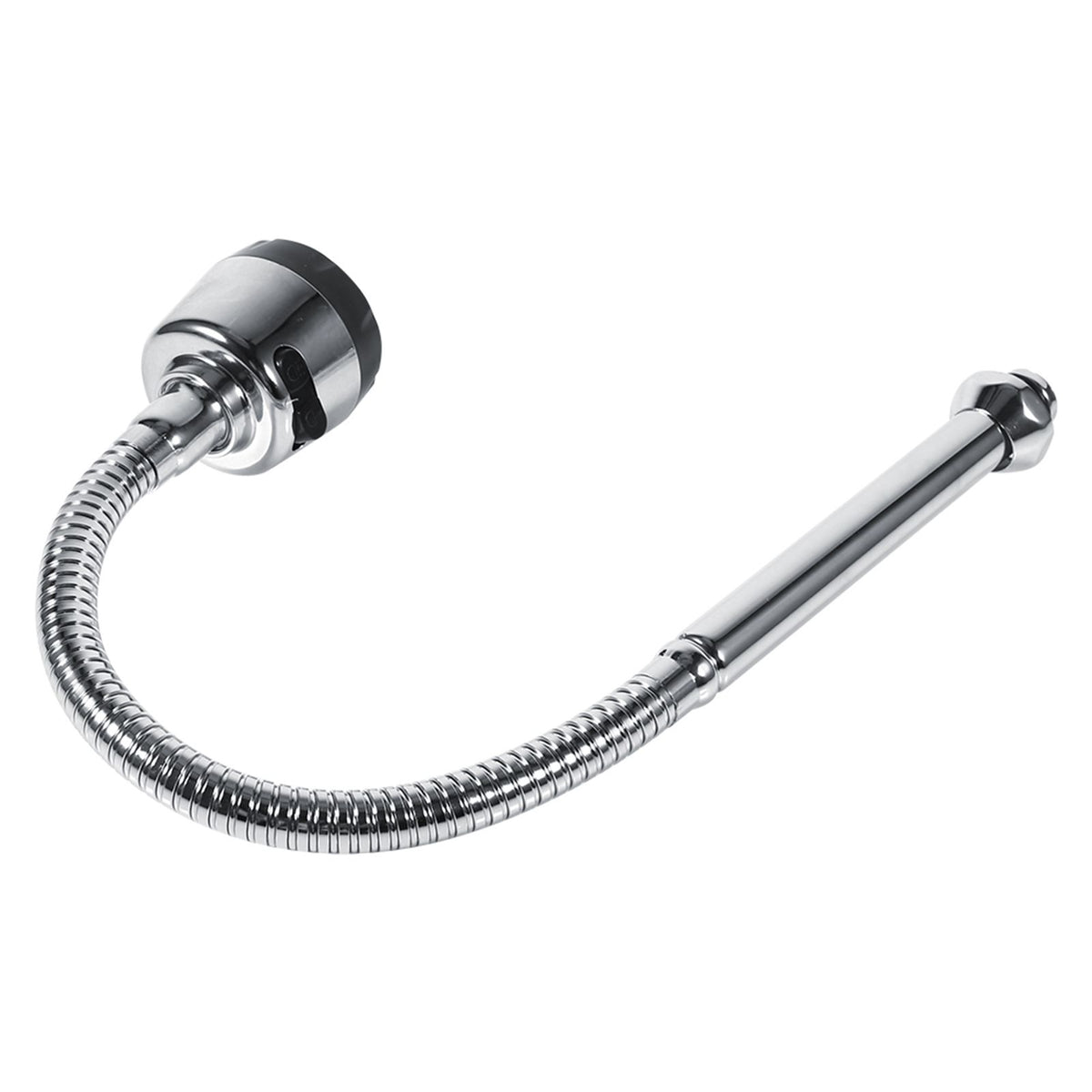 1x 304 Stainless Steel Swivel Spout Kitchen Sink Faucet Pipe Fittings Single Handle Connection