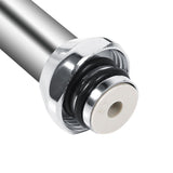 1x 304 Stainless Steel Swivel Spout Kitchen Sink Faucet Pipe Fittings Single Handle Connection - Close-Up Angle