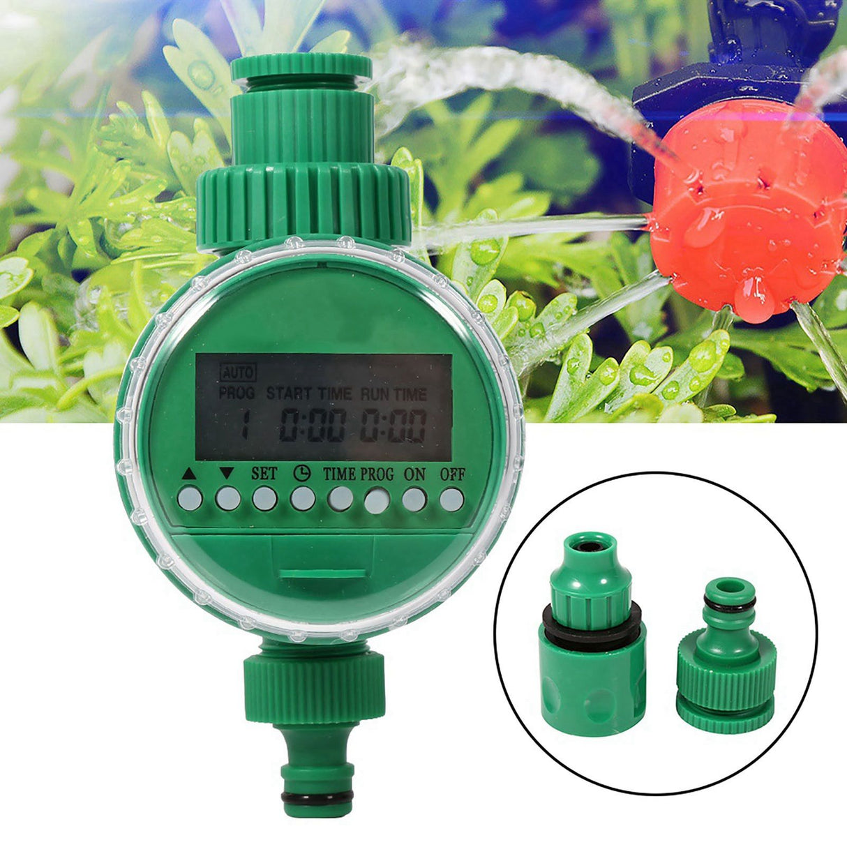 1 Set 20m Auto Timer Plant Self Watering Drip Irrigation Micro System Garden Dripper Hose Kits
