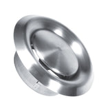Adjustable Wall Ceiling Home Stainless Steel Air Vent Round Ventilation Duct Cover (100mm)