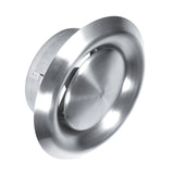 Adjustable Wall Ceiling Home Stainless Steel Air Vent Round Ventilation Duct Cover (125mm)
