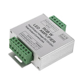DC12-24V 24A RGBW Signal Amplifier 4 Channel Output Circuit Aluminum Shell LED Strip Controller
