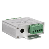 DC12-24V 24A RGBW Signal Amplifier 4 Channel Output Circuit Aluminum Shell LED Strip Controller - Top-Down View