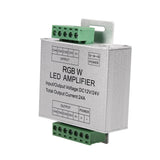 DC12-24V 24A RGBW Signal Amplifier 4 Channel Output Circuit Aluminum Shell LED Strip Controller