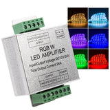 DC12-24V 24A RGBW Signal Amplifier 4 Channel Output Circuit Aluminum Shell LED Strip Controller