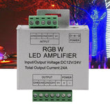 DC12-24V 24A RGBW Signal Amplifier 4 Channel Output Circuit Aluminum Shell LED Strip Controller - Extra Image