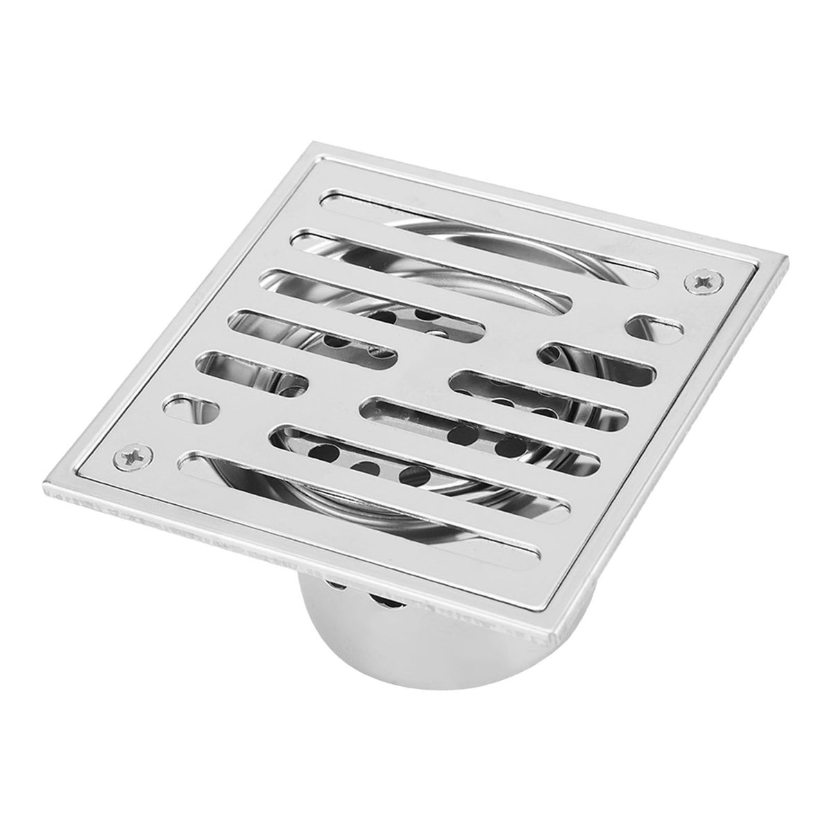 Stainless Steel Square AntiOdor Bathroom Floor Drain Waste Gate Shower Drainer Large Caliber(110*110mm)