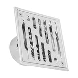 Stainless Steel Square AntiOdor Bathroom Floor Drain Waste Gate Shower Drainer Large Caliber(110*110mm)