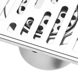 Stainless Steel Square AntiOdor Bathroom Floor Drain Waste Gate Shower Drainer Large Caliber(110*110mm) - Extra Image