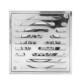 Stainless Steel Square AntiOdor Bathroom Floor Drain Waste Gate Shower Drainer Large Caliber(150*150mm) - 45-Degree Angle