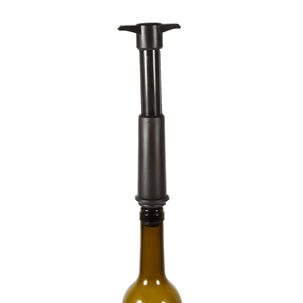1Set Bottle Vacuum Sealed W/2 Wine Storage Bottle Stoppers Pump Preserver Air Sealer Plug