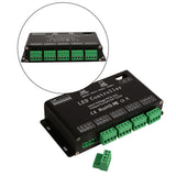 DC5V-24V 6 Channel RGB LED Controller DMX Decoder Driver Strip Module Black Color