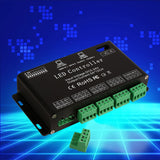 DC5V-24V 6 Channel RGB LED Controller DMX Decoder Driver Strip Module Black Color - Extra Image
