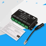 DC5V-24V 6 Channel RGB LED Controller DMX Decoder Driver Strip Module Black Color