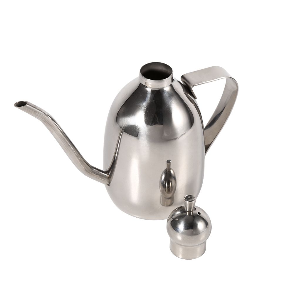 1Pc 0.35L Stainless Steel Olive Oil Dispenser Vinegar Pot Bottle Home Kitchen Use Hot
