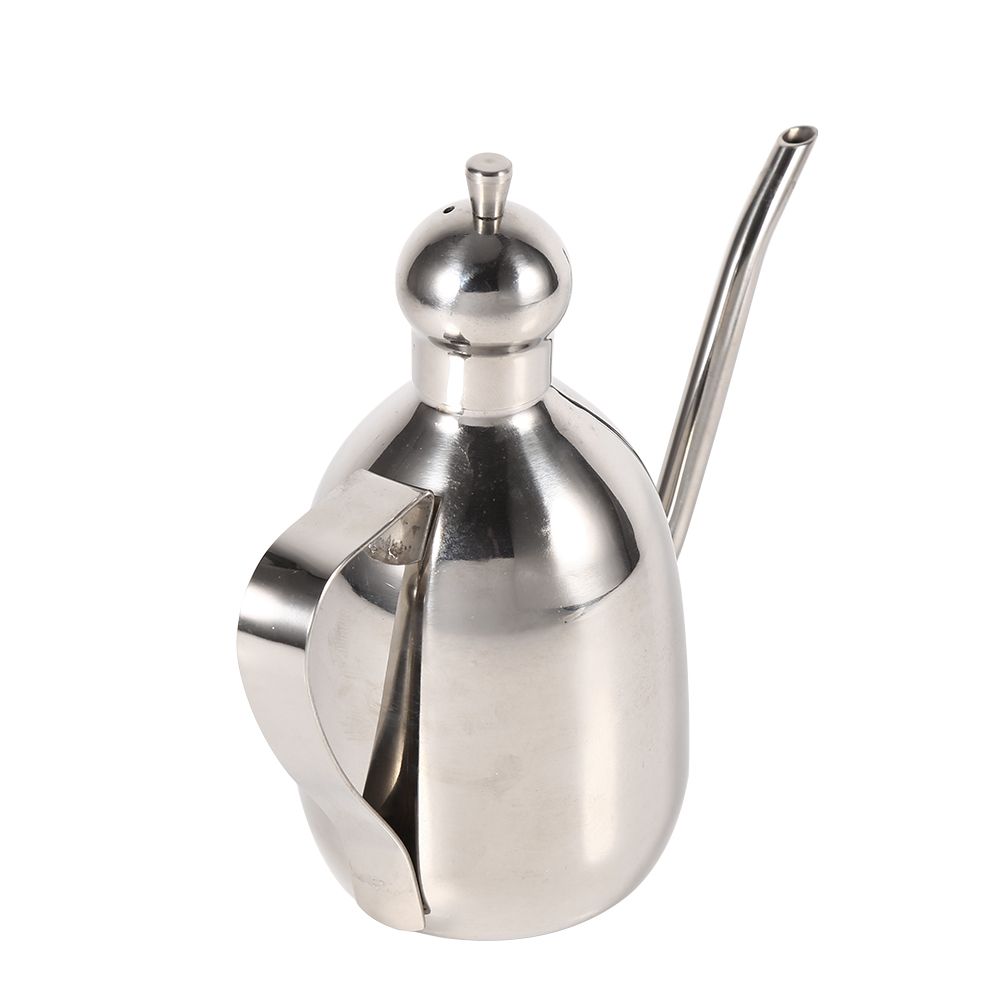 1Pc 0.35L Stainless Steel Olive Oil Dispenser Vinegar Pot Bottle Home Kitchen Use Hot