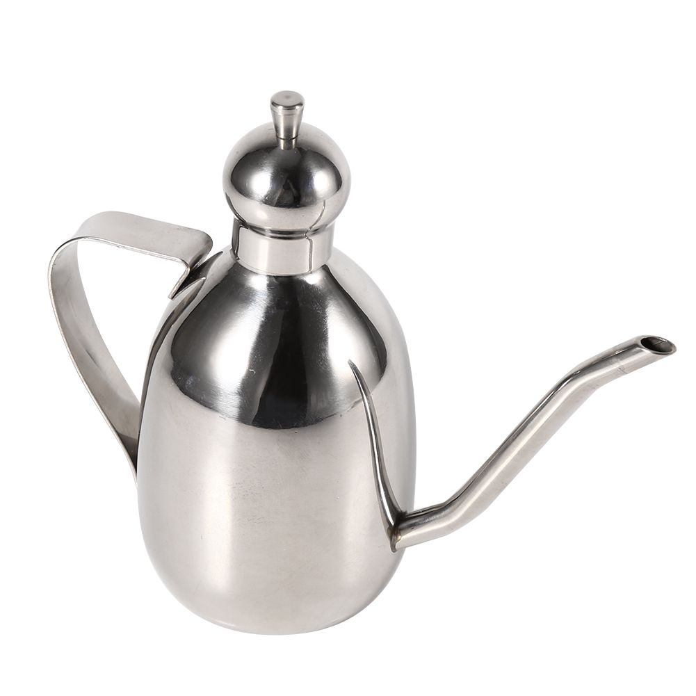 1Pc 0.35L Stainless Steel Olive Oil Dispenser Vinegar Pot Bottle Home Kitchen Use Hot