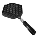 1x Aluminum Alloy NOn stick DIY Eggettes Pan Egg Bubble Cake Baking Mold Plate Using for Home - Side View
