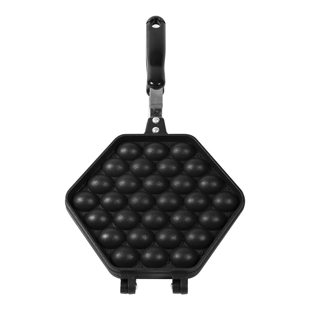 1x Aluminum Alloy NOn stick DIY Eggettes Pan Egg Bubble Cake Baking Mold Plate Using for Home