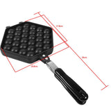 1x Aluminum Alloy NOn stick DIY Eggettes Pan Egg Bubble Cake Baking Mold Plate Using for Home