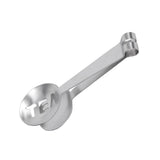 12CM Lightweight Stainless Steel Teabag Tongs Squeezer Strainer Grip Home Kitchen Craft Tool - Low Angle