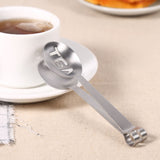 12CM Lightweight Stainless Steel Teabag Tongs Squeezer Strainer Grip Home Kitchen Craft Tool - Extra Image
