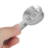 12CM Lightweight Stainless Steel Teabag Tongs Squeezer Strainer Grip Home Kitchen Craft Tool - Extra Image