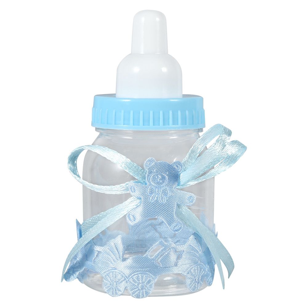 Candy Chocolate Bottles Box For Baby Shower Party Favors Gifts Decorations (12pcs Blue)