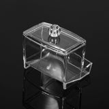Practical Cotton Swab Q tip Makeup Storage Organizer Box Cosmetic Transparent Holder Case