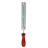 1x Chainsaw Saw Chain File & Filing Sharpening Kits with Wooden Holder Tool (4.0mm) - Front View