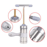 1pc Portable Manual Operated Stainless Steel Pasta Maker Noddle Juicer Pressure Making Machine - Rear View