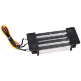 200W DC 12V Electric Insulated Ceramic Thermostatic High Power PTC Heating Element Heater - Top-Down View
