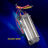 AC 220V 500W High Power Electric Ceramic Thermostatic Semiconductor PTC Heating Element Heater