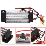 AC 220V 500W High Power Electric Ceramic Thermostatic Semiconductor PTC Heating Element Heater - Side View