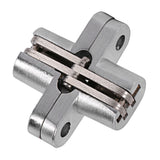 180 Degree Zinc Alloy Invisible Folding Door Cross Hidden Hinges (43.7mm)