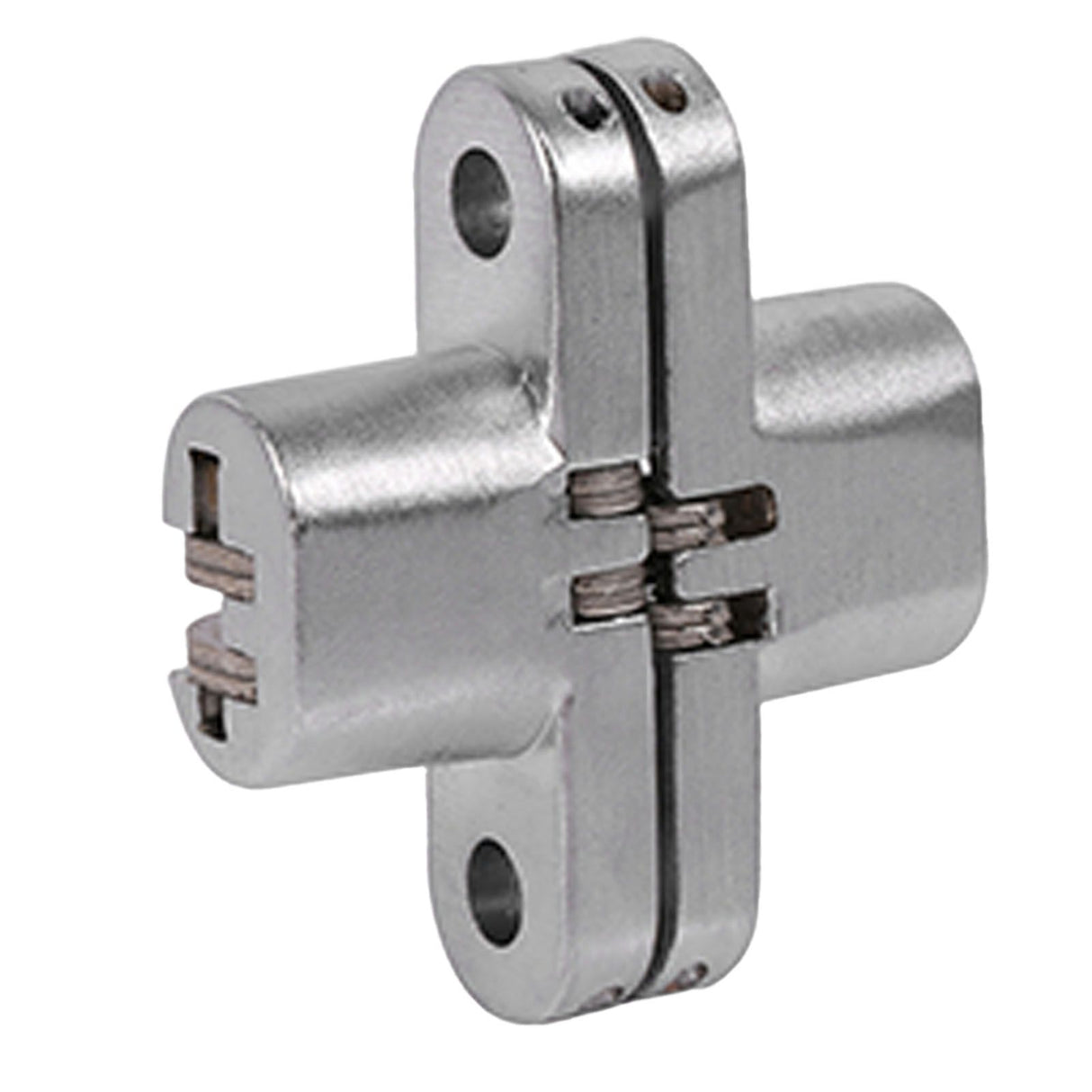 180 Degree Zinc Alloy Invisible Folding Door Cross Hidden Hinges (43.7mm)