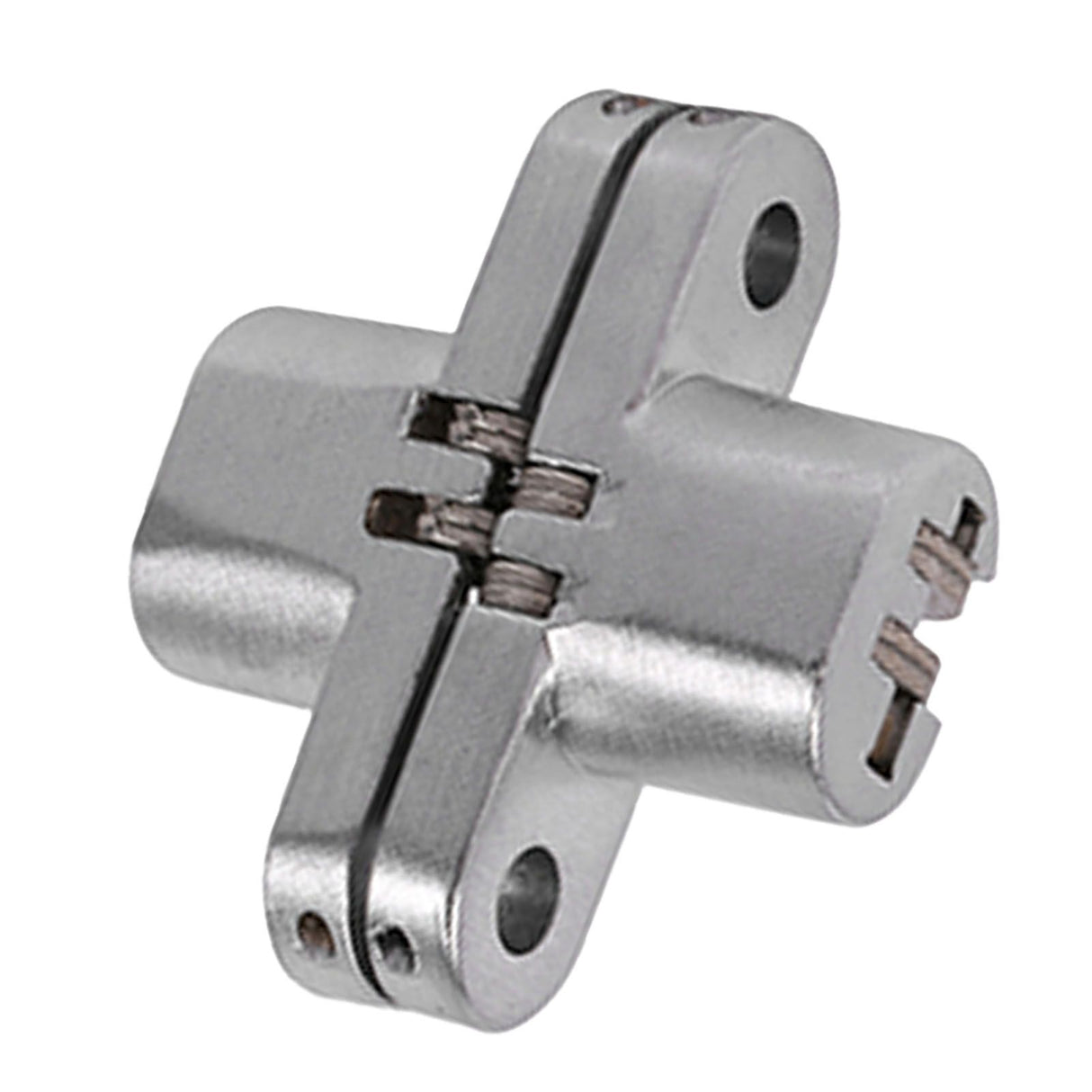 180 Degree Zinc Alloy Invisible Folding Door Cross Hidden Hinges (43.7mm)