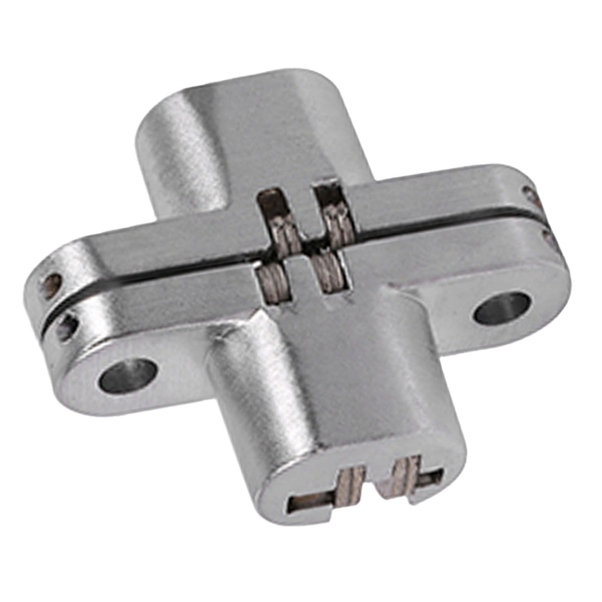 180 Degree Zinc Alloy Invisible Folding Door Cross Hidden Hinges (43.7mm)