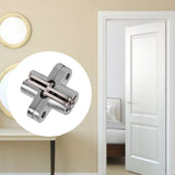 180 Degree Zinc Alloy Invisible Folding Door Cross Hidden Hinges (43.7mm)