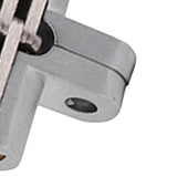 180 Degree Zinc Alloy Invisible Folding Door Cross Hidden Hinges (43.7mm) - Extra Image