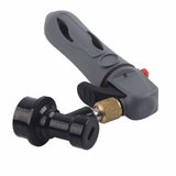 Keg Charger CO2 Injector Draft Beer Dispenser Ball Lock for Homebrew Soda Valve Grey - Side View