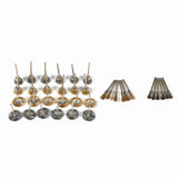 36pcs Brass Steel Wire Brush Set Pen Cup Wheel Shaped Polishing Cleaning Rotary Tools Full Kit - Extra Image